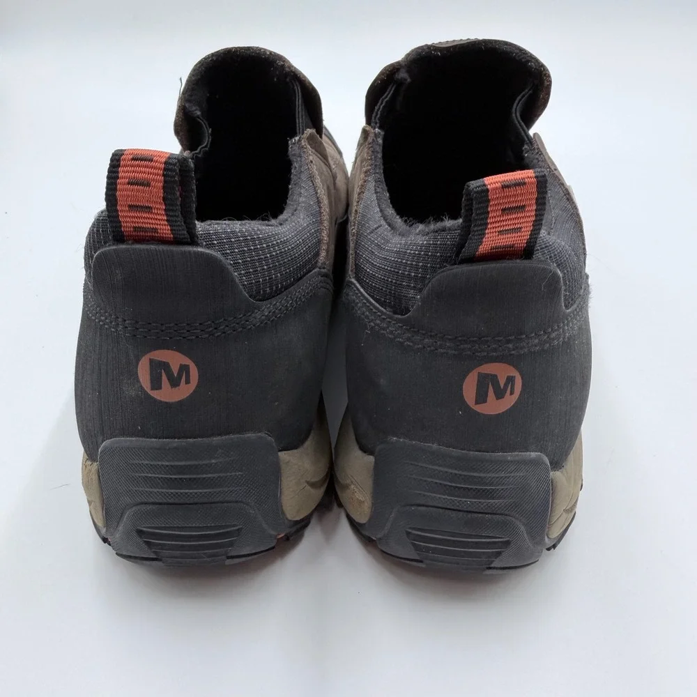 Merrell Moab Adventure Moc Black Slate Waterproof Leather Hiking Shoes Mens 15